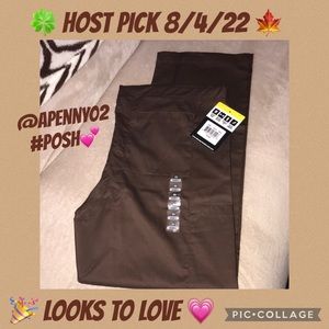 Wonder Work short chocolate small scrub pants New